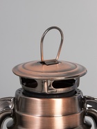 Ночник декоративный RISALUX «Фонарь», LED, аккумулятор 5800mAh, 3.7V, регулятор яркости, 11.5×16×24 см, бронза - фото 809306214