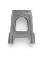 УЦЕНКА Табурет пластиковый 28×28×46 см, серый - Фото 3