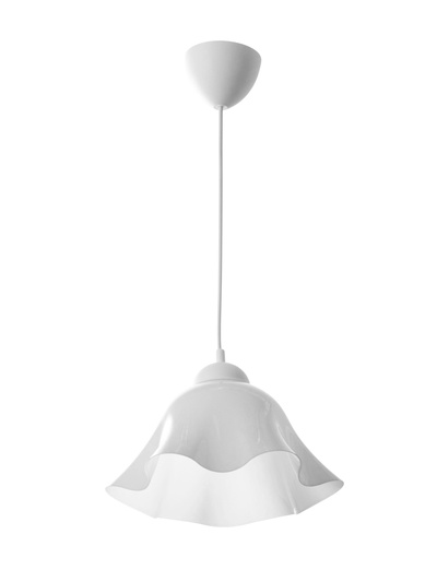 Светильник подвесной «Ирис», 1×15 Вт, Е27, 28×28×14(85) см, белый