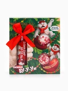 Новогодний подарочный набор косметики Happiki снежный бум, 390 г - Фото 6