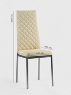 УЦЕНКА Стул «Бистро» (ромб), Светло-бежевый - Фото 2