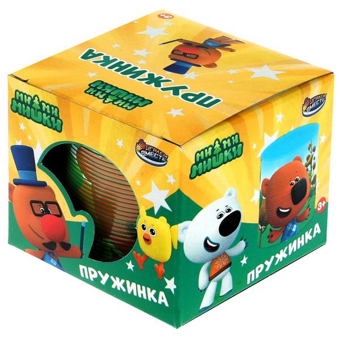 УЦЕНКА Игра пружинка «Ми-ми-мишки» кор.8.2×7.1×8.2 см МИКС - Фото 1