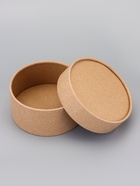 Коробка круглая подарочная, завальцованная крафт, 12×6 см - Фото 4