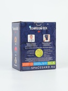 УЦЕНКА Космический песок Песочница+Формочки Зеленый 1 кг(коробка набор) КП03З10Н - Фото 6