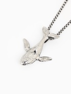 УЦЕНКА Кулон «Кит», цвет чернёное серебро, 70 см 10954259