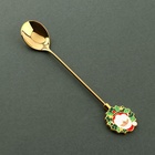 УЦЕНКА Ложка новогодняя с формовой ручкой «Твоя посылка от Деда Мороза», 2.7×14.5 см - Фото 4