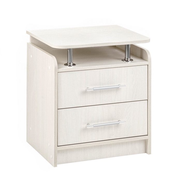 УЦЕНКА Тумба прикроватная Милан, 600×500×410 Ясень Анкор светлый - Фото 1