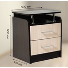 УЦЕНКА Тумба прикроватная Милан, 600×500×410 Ясень Анкор светлый - Фото 5