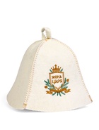 Шапка для бани и сауны «Царская», шерсть 50%, полиэфир 50%, набор 2 шт. - фото 809306404