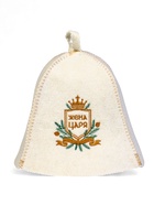 Шапка для бани и сауны «Царская», шерсть 50%, полиэфир 50%, набор 2 шт. - фото 809306405