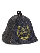 Набор для бани и сауны «На удачу», шерсть 50%, полиэфир 50%, 2 предмета: шапка, коврик - фото 809306415