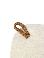 Набор для бани и сауны «С лёгким паром!», шерсть 50%, полиэфир 50%, 2 предмета: шапка, коврик - фото 809306426