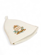 Шапка для бани и сауны «Жена царя», шерсть 50%, полиэфир 50%, белая - фото 59848296