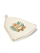 Шапка для бани и сауны «Царь бани», шерсть 50%, полиэфир 50%, белая - фото 809306445