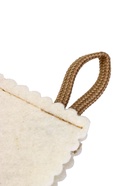 Рукавица для бани и сауны «Лучший банщик», шерсть 50%, полиэфир 50%, белая - фото 59848325