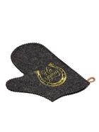 Рукавица для бани и сауны «На удачу», шерсть 50%, полиэфир 50%, тёмная - Фото 1