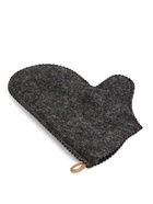 Рукавица для бани и сауны «На удачу», шерсть 50%, полиэфир 50%, тёмная - Фото 2