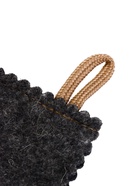 Рукавица для бани и сауны «Русские традиции», шерсть 50%, полиэфир 50%, серая - фото 59848335