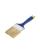 УЦЕНКА Кисть плоская ТУНДРА, натуральная щетина, пластиковая рукоятка, 2.5", 63 мм 10954393