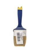 УЦЕНКА Кисть плоская ТУНДРА, натуральная щетина, пластиковая рукоятка, 2.5", 63 мм 10954393