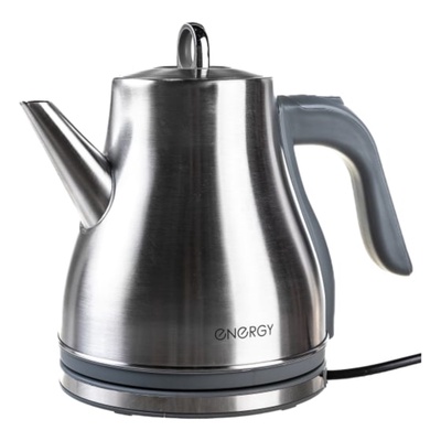 УЦЕНКА Чайник электрический Energy E-217, металл, 1.2 л, 950 Вт, серебристый