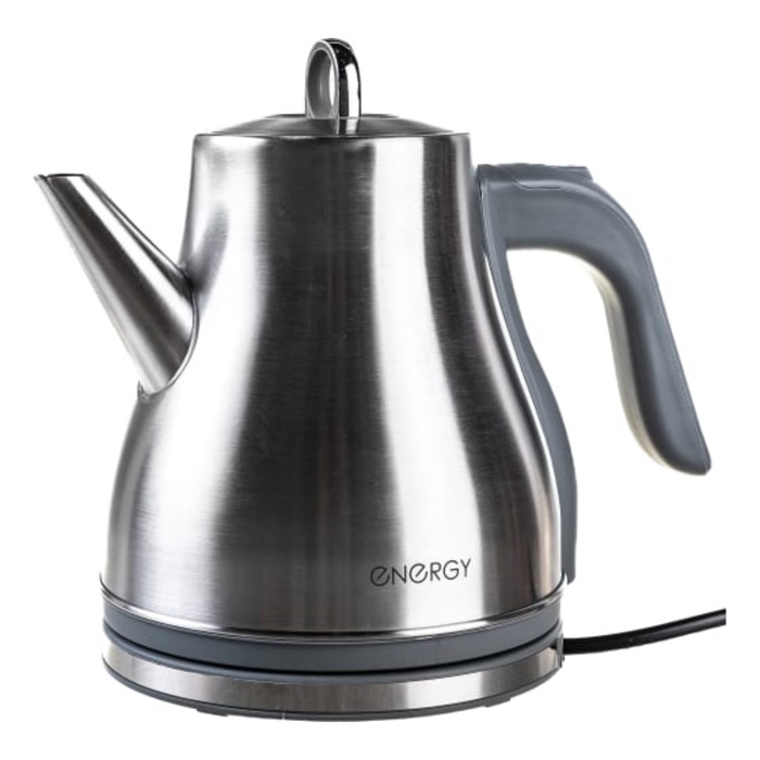 УЦЕНКА Чайник электрический Energy E-217, металл, 1.2 л, 950 Вт, серебристый - Фото 1