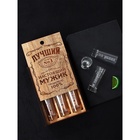 УЦЕНКА Набор стопок в деревянном ящике «Лучший мужик» 6 шт. - фото 14978410