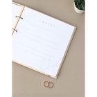 УЦЕНКА Книга пожеланий в дерев.обложке «Резные листья», 21×21 см 10954597