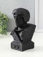 Фигура гипс «Бюст: Воин СВО», 9×19 см, графит - Фото 4