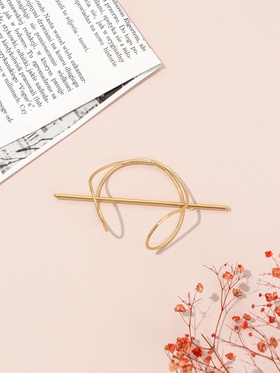 Зажим для волос «Джулен», 13?5 см, золото (комплект 2 шт)