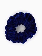 Резинка для волос «Орбита», джемма бархат, 10 см, синяя (комплект 2 шт) - фото 59848491