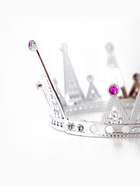 Корона королевы, цвет серебряный (комплект 2 шт) - фото 59417716 Корона королевы, цвет серебряный (комплект 2 шт) - фото 59417716