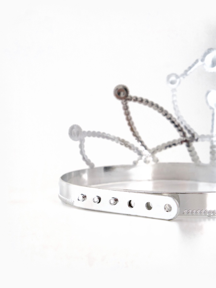 Корона принцессы для девочки, цвет серебряный