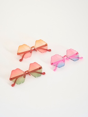 Карнавальные очки "Губы" градиент, цвета МИКС (комплект 2 шт)