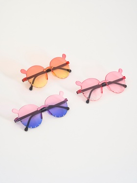 Карнавальные очки «Круглые» градиент, цвета МИКС (комплект 2 шт)