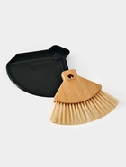 Щетка с совком "Meli", бамбуковая ручка, цвет черный 20х19 см - фото 59417865 Щетка с совком "Meli", бамбуковая ручка, цвет черный 20х19 см - фото 59417865