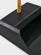 Щётка с совком Meli, бамбуковый держатель, 26×24×98 см, чёрная - Фото 8