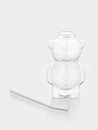 Стакан с трубочкой ToyBear, 340 мл, 9×14 см, стекло, прозрачный - Фото 2