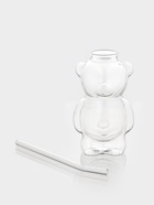 Стакан с трубочкой ToyBear, 340 мл, 9×14 см, стекло, прозрачный - Фото 4