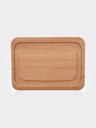 Маслёнка, 17.8×13×10 см, на бамбуковой подставке, стекло, прозрачная 10910748