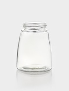 Сахарница, 200 мл, 6.5×16.5 см, с дозатором, стекло, прозрачная, чёрная 10912361