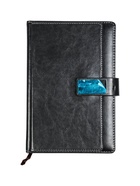 УЦЕНКА Ежедневник недатированный формат А5.100 листов, клетка, обложка пвх МИКС, с хлястиком 522213 10954675