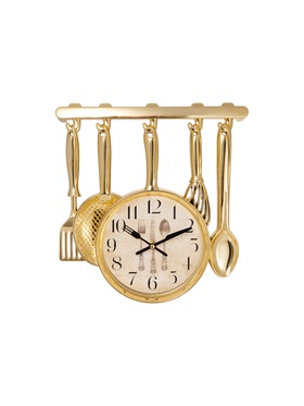 {{photo.Alt || photo.Description || 'УЦЕНКА Часы настенные интерьерные, для кухни, «Столовые приборы», плавный ход, 30×32 см'}}