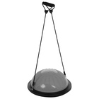 УЦЕНКА Полусфера BOSU гимнастическая ONLYTOP, массажная, с насосом, 46×20 см, серая - Фото 5