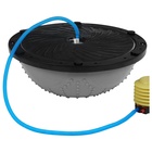 УЦЕНКА Полусфера BOSU гимнастическая ONLYTOP, массажная, с насосом, 46×20 см, серая - Фото 10