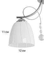 Люстра 10077/3, 3х60Вт,Е27, 45х45х24 см - фото 809306828