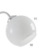 Бра «Пион» 1×60 Вт, E27, 14×14×25 см - фото 60870624