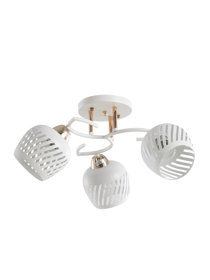 Люстра 20132/3, 3×60 Вт, E27, 52×52×23 см, белый