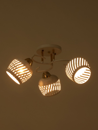 Люстра 20132/3, 3×60 Вт, E27, 52×52×23 см, белый