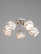 Люстра 20132/5, 5х60Вт, E27, 56х56х23 см - фото 809306849